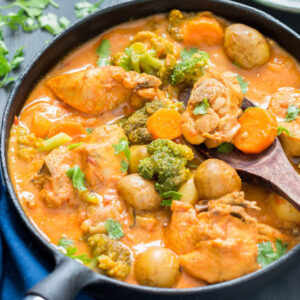 Chicken & Indian Vegetables